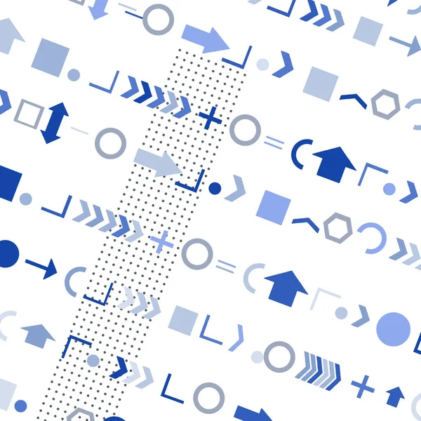 幾何学的記号と幾何学的形状 — ストックベクタ