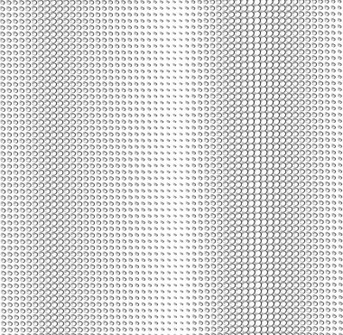  Beyaz arkaplanda metal daireler 