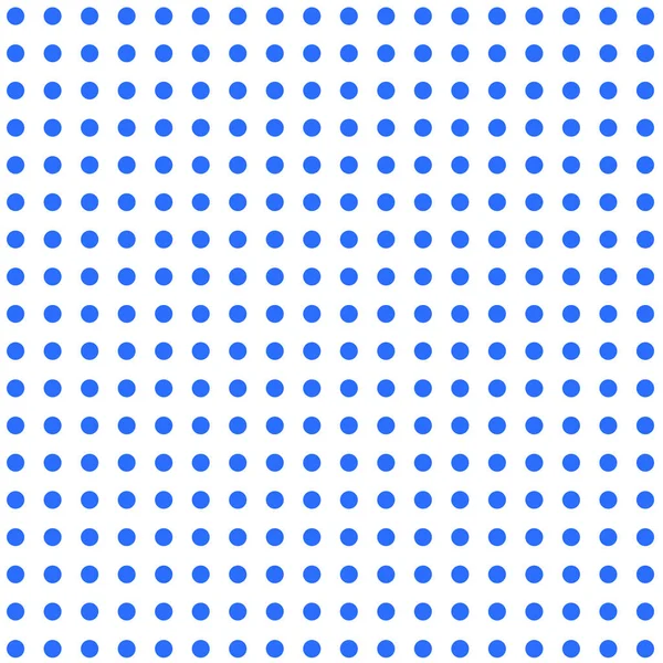 Fond Blanc Pois Bleus — Image vectorielle