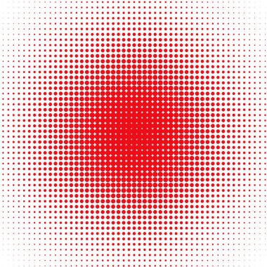 Kırmızı noktalı beyaz arkaplan