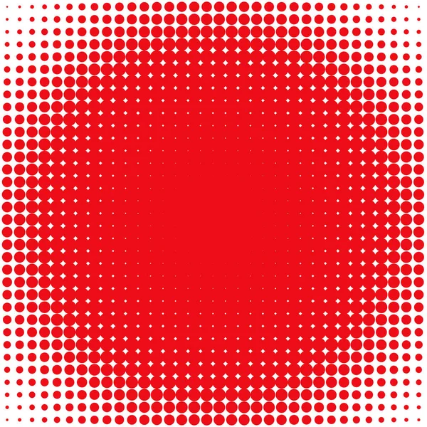 白い背景に赤い点 — ストックベクタ