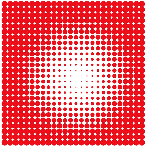 Fond Blanc Pois Rouges — Image vectorielle