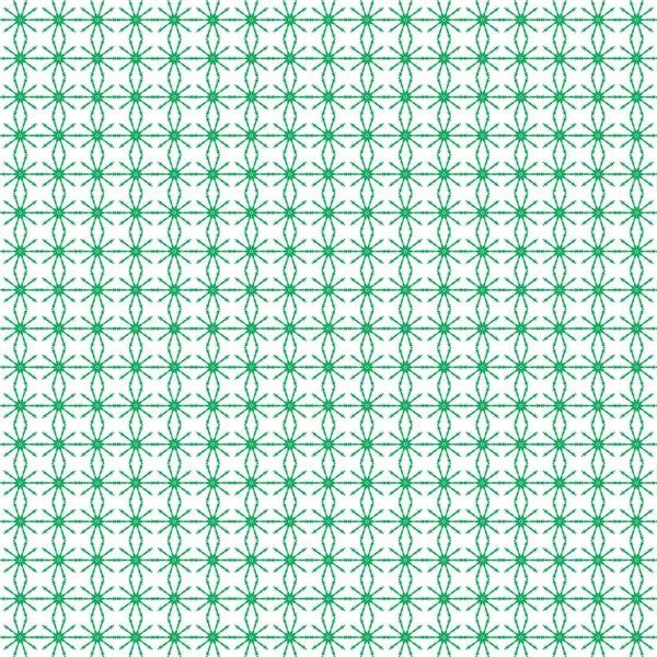 Πράσινο Floral Σχέδιο Λευκή Επιφάνεια — Διανυσματικό Αρχείο