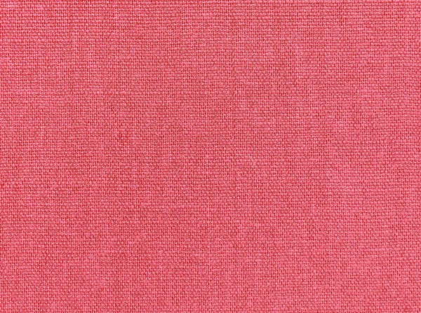 Texturált Háttér Piros Természetes Textil — Stock Fotó