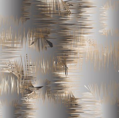 Soyut gri-turuncu çiçeklerin bileşimi