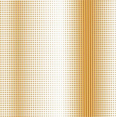 Beyaz yüzeyde altın kareler