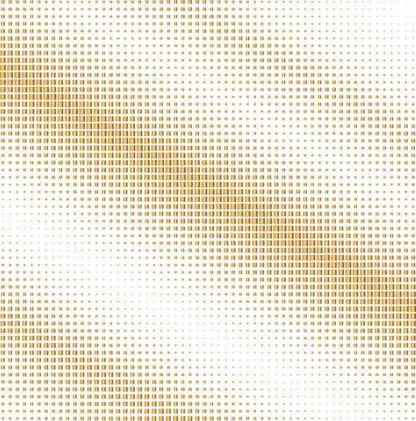 Goldene Quadrate Auf Weißer Oberfläche — Stockvektor