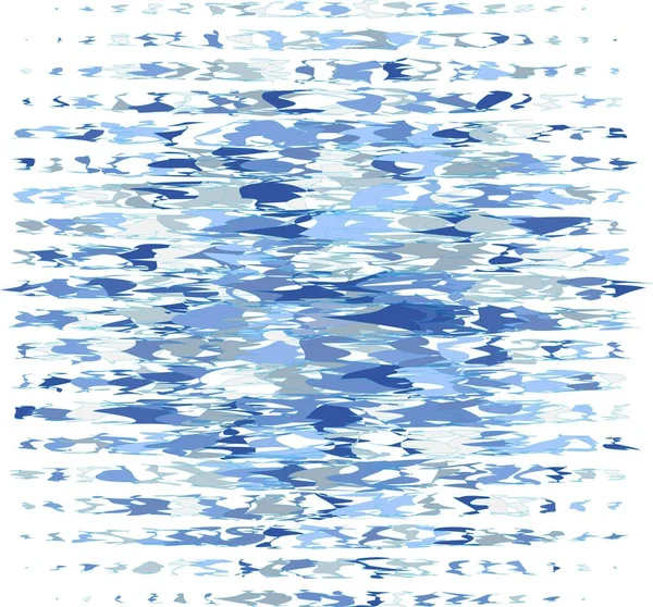Синяя Мозаика Белом Фоне — стоковый вектор