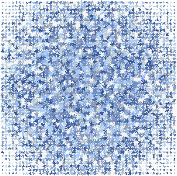Beyaz Arkaplanda Mavi Mozaik Desen — Stok Vektör