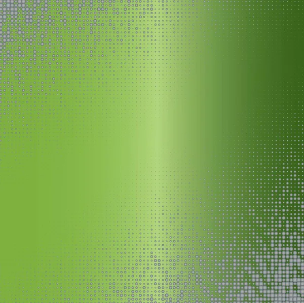 Zöld Mozaik Háttér Pontokkal — Stock Vector
