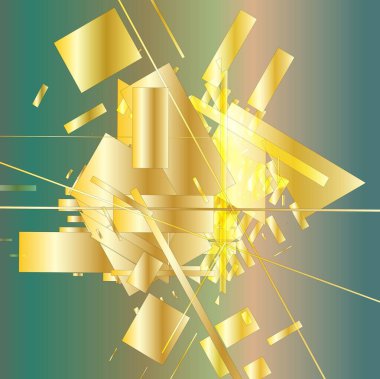 Geometrik şekilli soyut arkaplan