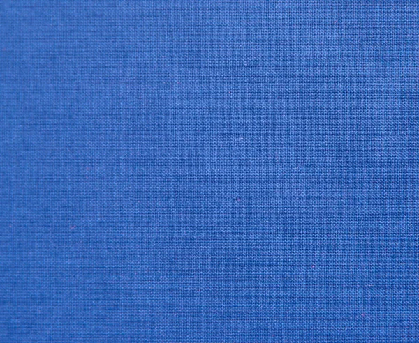 Textured Blue Natural Fabric — Stock Photo, Image