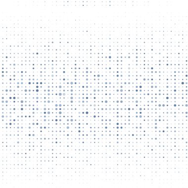 Beyaz arkaplanda mavi noktalar 