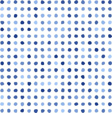 Beyaz yüzeyde mavi lekeler