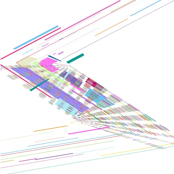 Zigzag Abstracto Formas Geométricas Colores — Archivo Imágenes Vectoriales