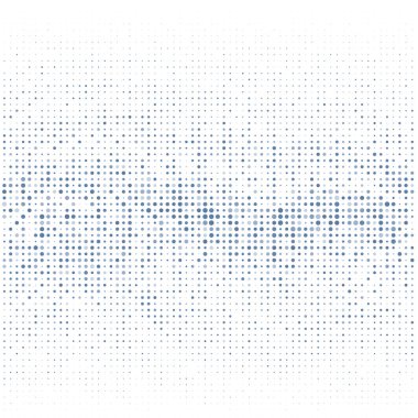 Beyaz arkaplanda mavi noktalar 