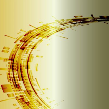 soyut akan geometrik şekiller