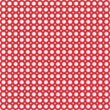 Kırmızı halkalı beyaz arkaplan