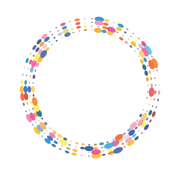 Circle Colorful Circles White Background — Stock Photo, Image