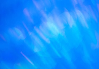 Bokeh ile mavi arkaplan