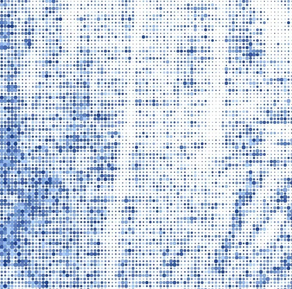 Tło Mozaiki Niebieskimi Kropkami — Zdjęcie stockowe