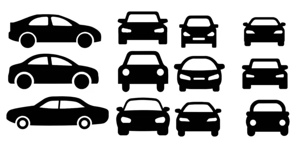 Auto-Symbol-Vektorschild isoliert auf weißem Hintergrund — Stockvektor