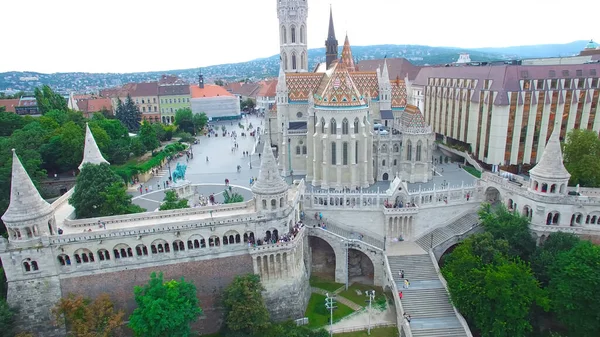 Вид Церковь Замке Буда Будапешт Венгрия — стоковое фото