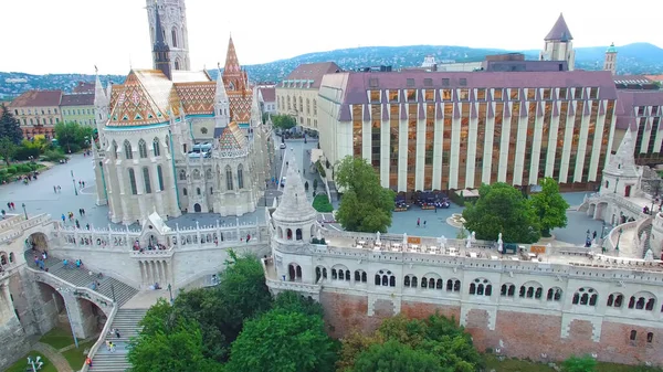 Вид Церковь Замке Буда Будапешт Венгрия — стоковое фото