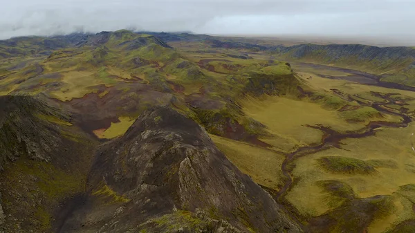 Vista Aérea Islândia Europa Bela Natural — Fotografia de Stock