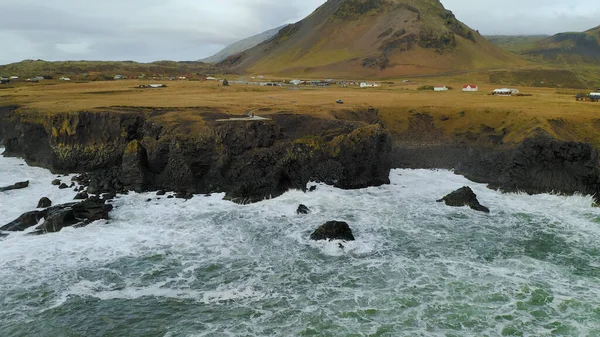 Luftaufnahme Island Europa Schöne Natürliche — Stockfoto