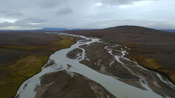 Вид Повітря Ісландія Європа Прекрасна Природна — стокове фото