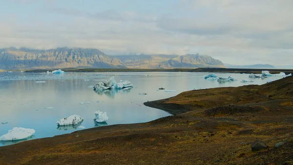 Barevné Krajiny Islandu Krásná Scéna Východ Slunce — Stock fotografie