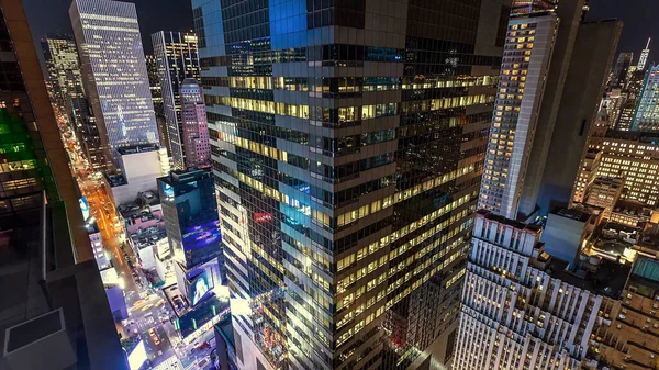 Ciudad Nueva York Skyline Con Rascacielos Estados Unidos — Foto de Stock