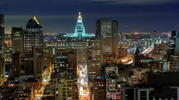 Ciudad Nueva York Skyline Con Rascacielos Estados Unidos — Foto de Stock