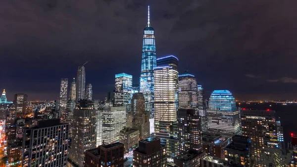 New York City Skyline Skyscrapers Usa — Stock Photo, Image