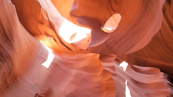 Beautiful Wide Angle View Amazing Sandstone Formations Famous Antelope Canyon — Stock Photo, Image