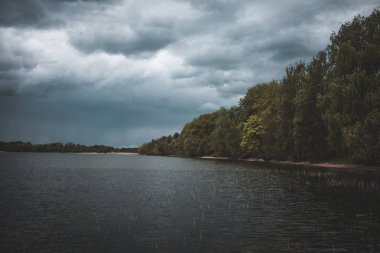 Ağaçlı güzel Orman Gölü