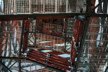 Orman yangını gözetleme kulesi yüksek mimari çelik gözcü yapısı 