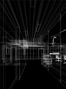 iç Salon tasarım kroki