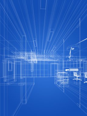 iç Salon tasarım kroki