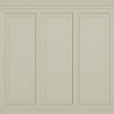 Klasik hafif kahverengi duvar, 3d render 