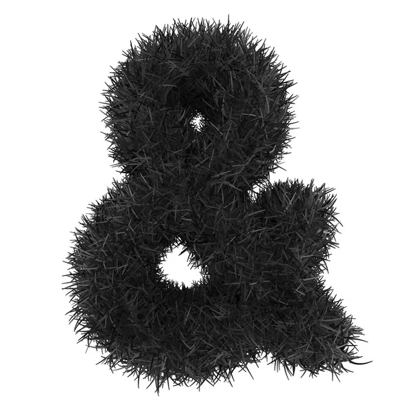 Black grass symbols mathematics — Stock Photo, Image