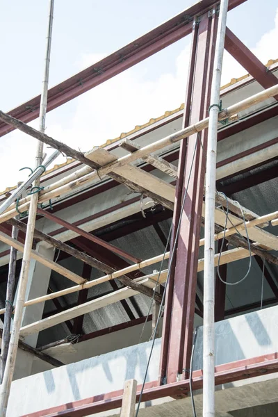 Neues Wohnhaus im Bau — Stockfoto