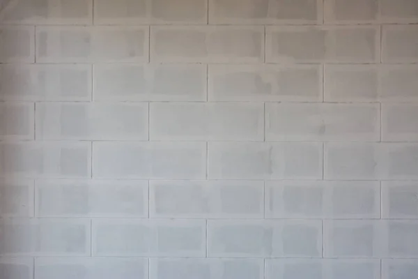 백색 콘크리트 블록 벽 — 스톡 사진