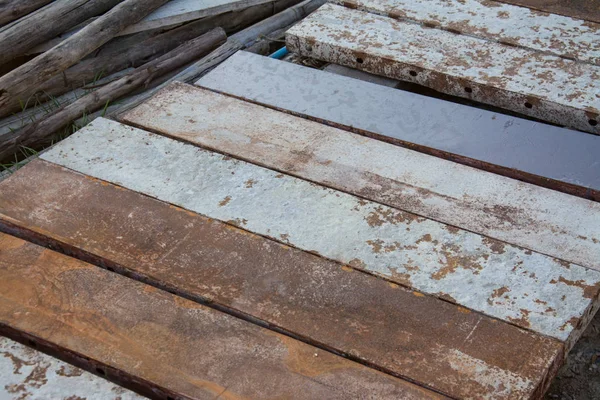 Eski çelik Panjur panoları arka plan — Stok fotoğraf