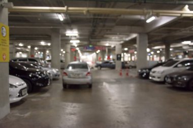 Soyut bulanıklık görüntü arka plan otopark