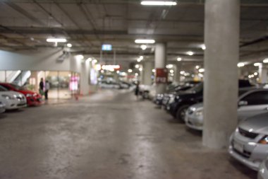 Soyut bulanıklık görüntü arka plan otopark