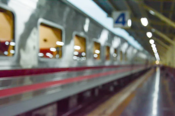 Suddig abstrakt bakgrund train station — Stockfoto