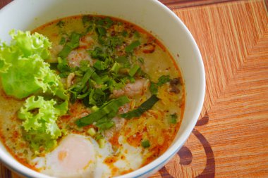 Şehriye Tom Yam arka plan