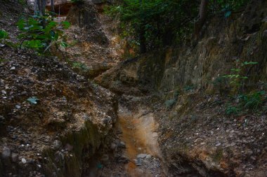 geçit, Pha Chau, Chiangmai, Tayland.